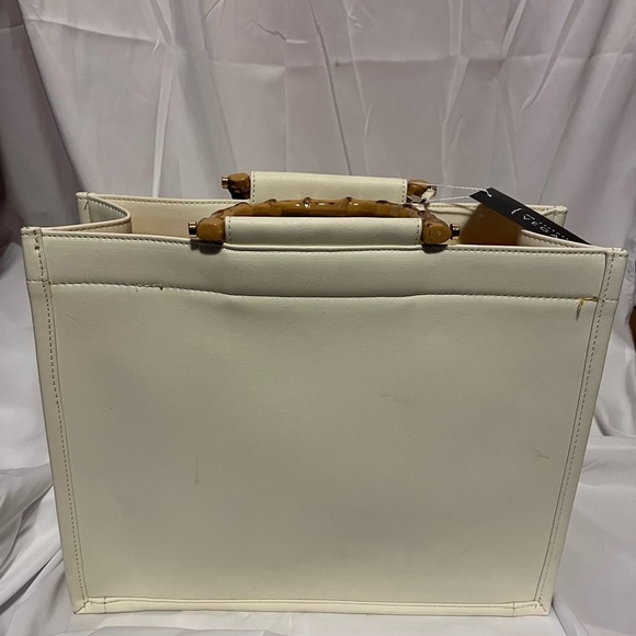 White and Yellow Floral Tote - Picture 3 of 5